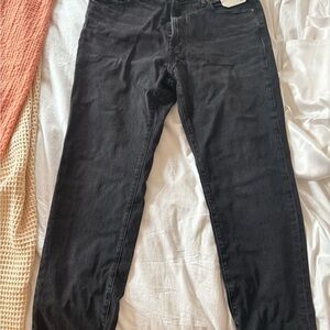 Abercrombie & Fitch Women's Black Straight Leg Jeans